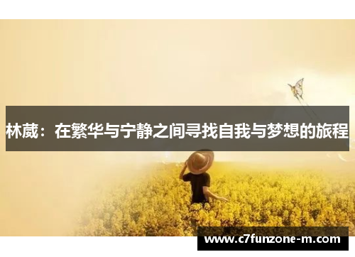 林葳：在繁华与宁静之间寻找自我与梦想的旅程